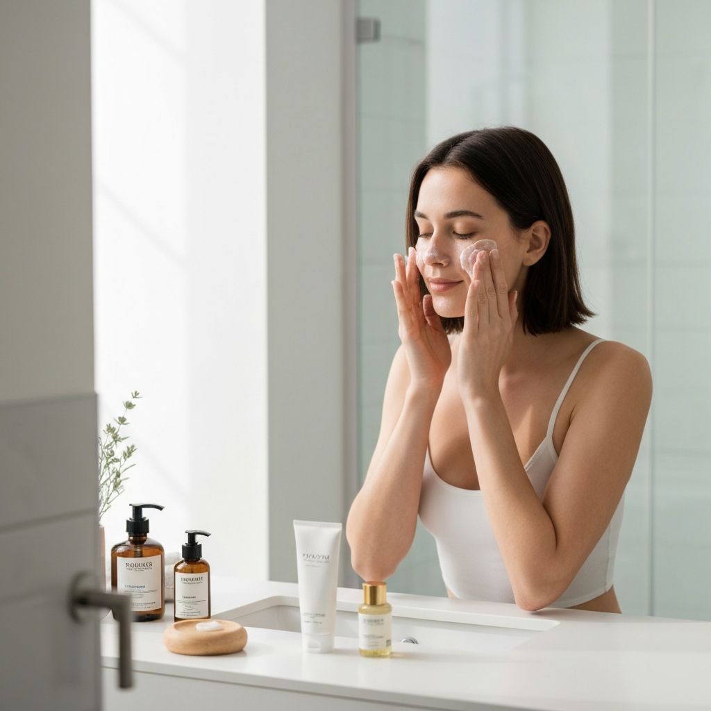 Rutina diaria de cuidado facial